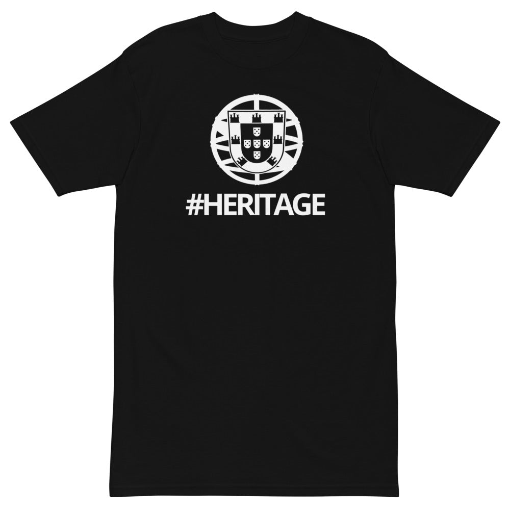 Portuguese Heritage Men’s premium heavyweight tee