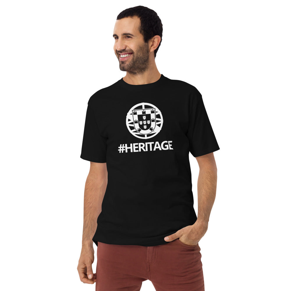 Portuguese Heritage Men’s premium heavyweight tee